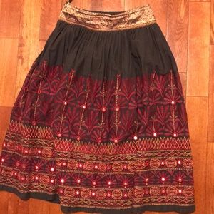 Luisa Spagnoli long embroidered skirt